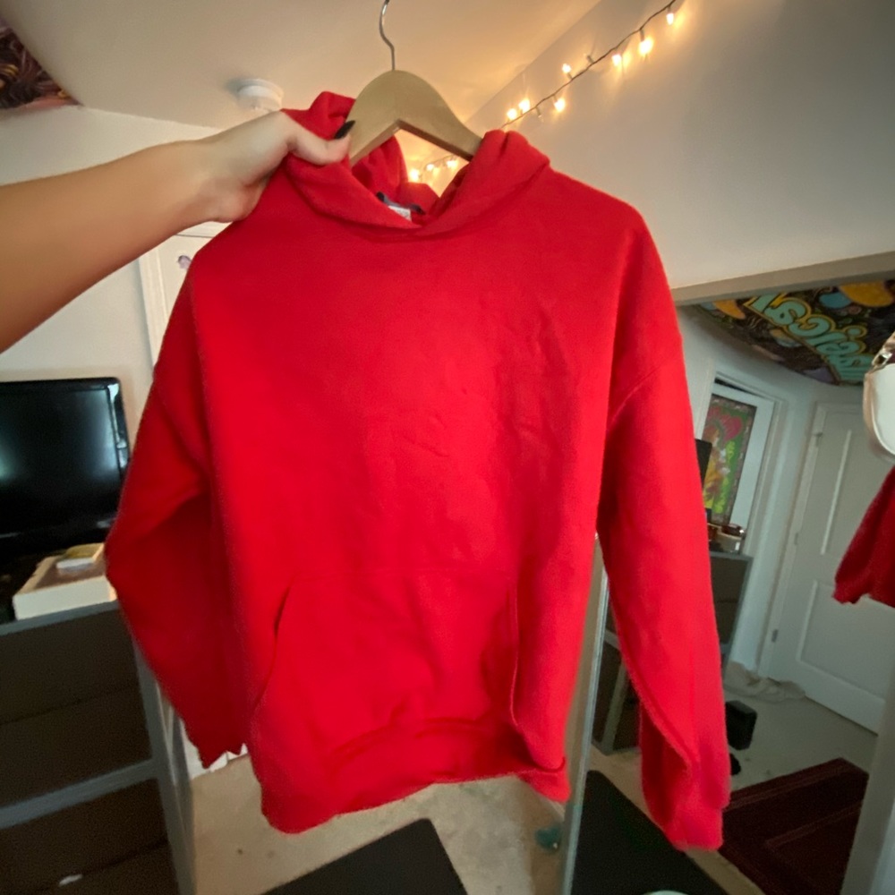 PrettyLittleThing Red Hoodie